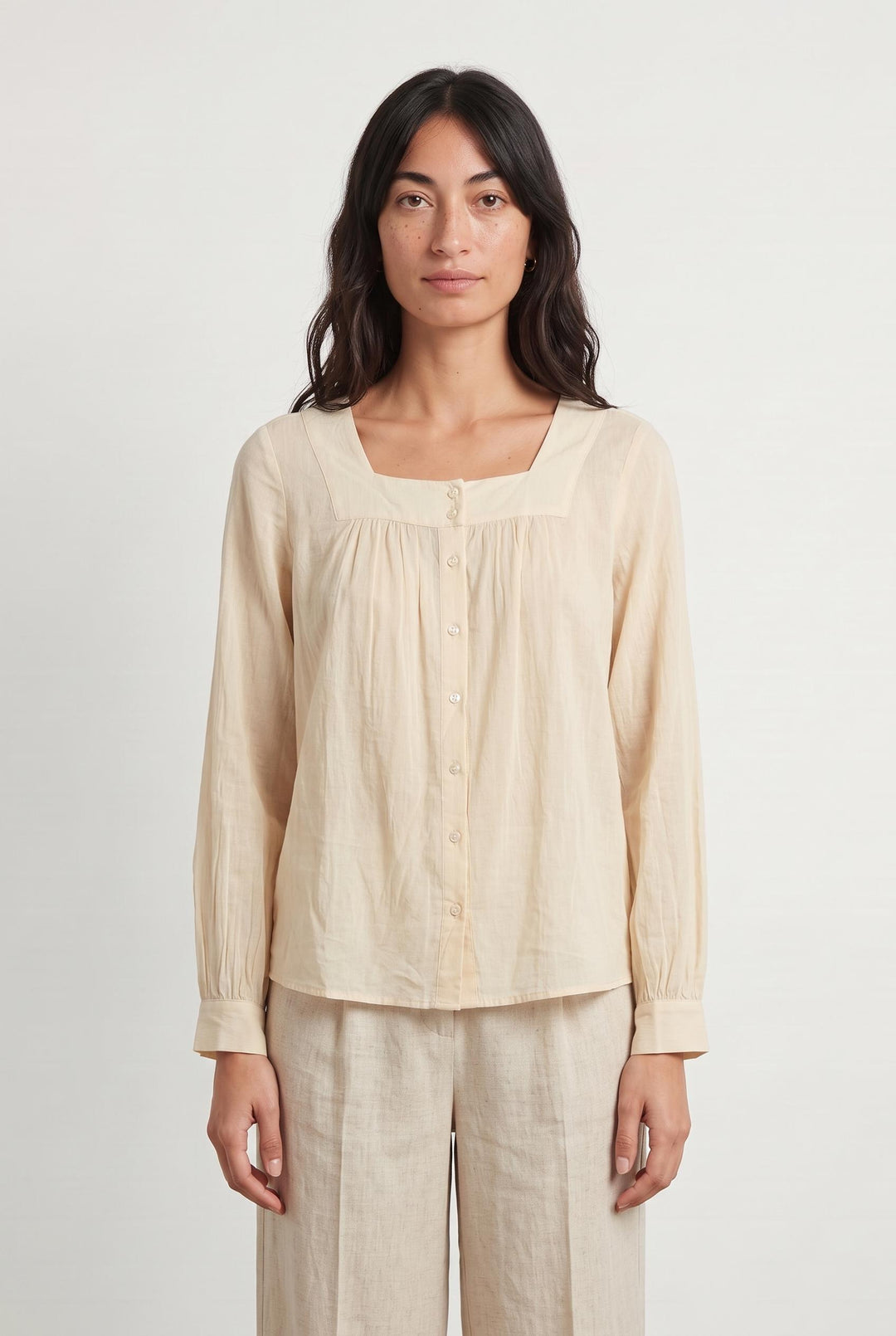 Blouse Beige - Taille S/36 de la marque Des petits hauts | PARAD63320 - Vendu par Paradigme - Image 1