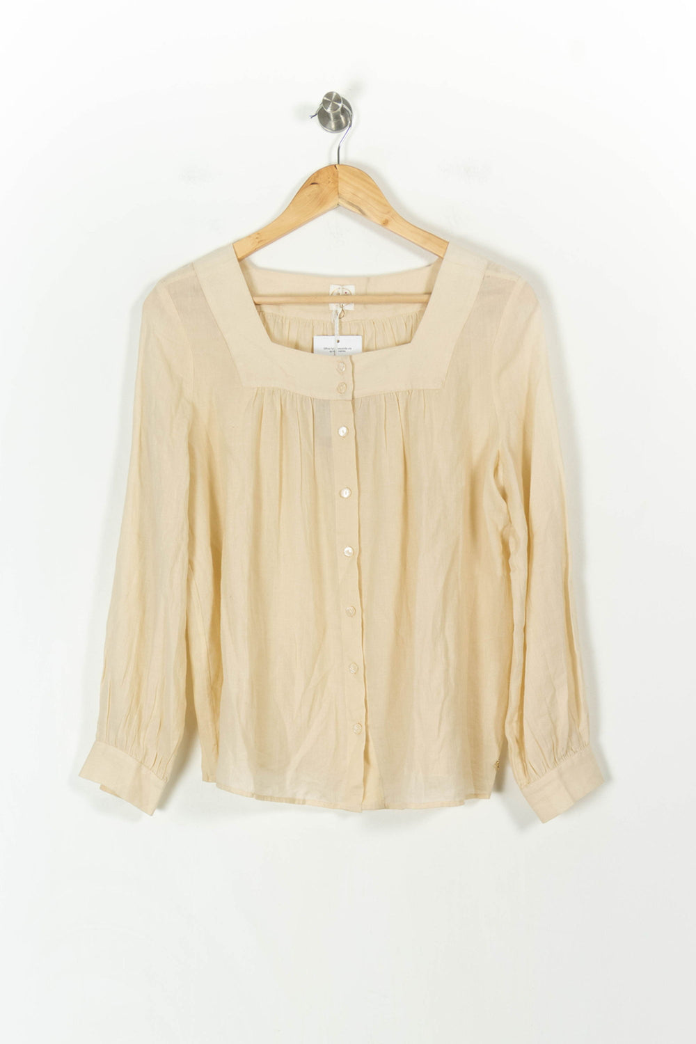 Blouse Beige - Taille S/36 de la marque Des petits hauts | PARAD63320 - Vendu par Paradigme - Image 2