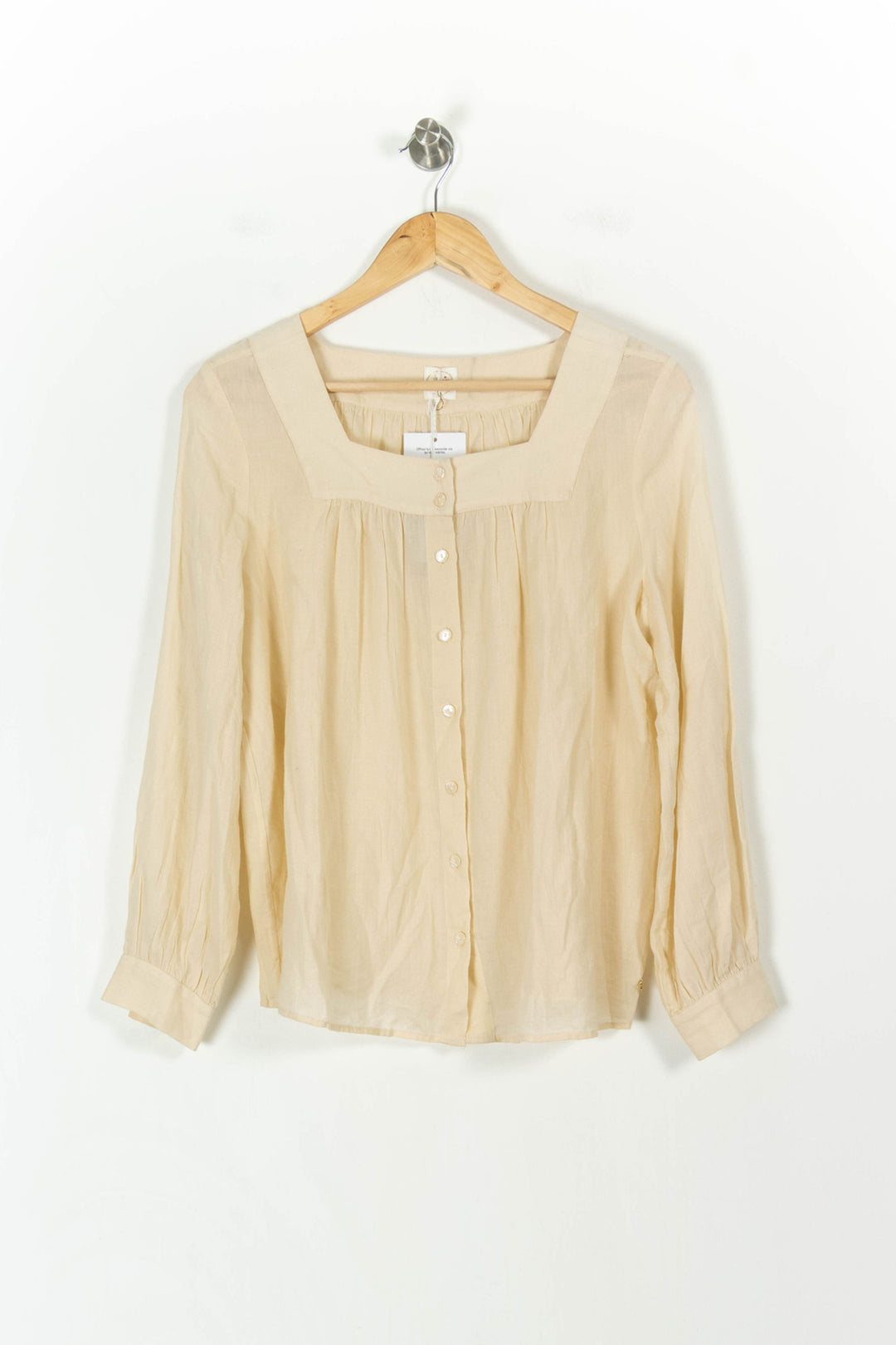 Blouse Beige - Taille S/36 de la marque Des petits hauts | PARAD63320 - Vendu par Paradigme - Image 2