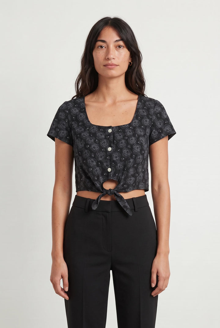 Blouse Noire - Taille S/36 de la marque Rouje | PARAD63322 - Vendu par Paradigme - Image 1