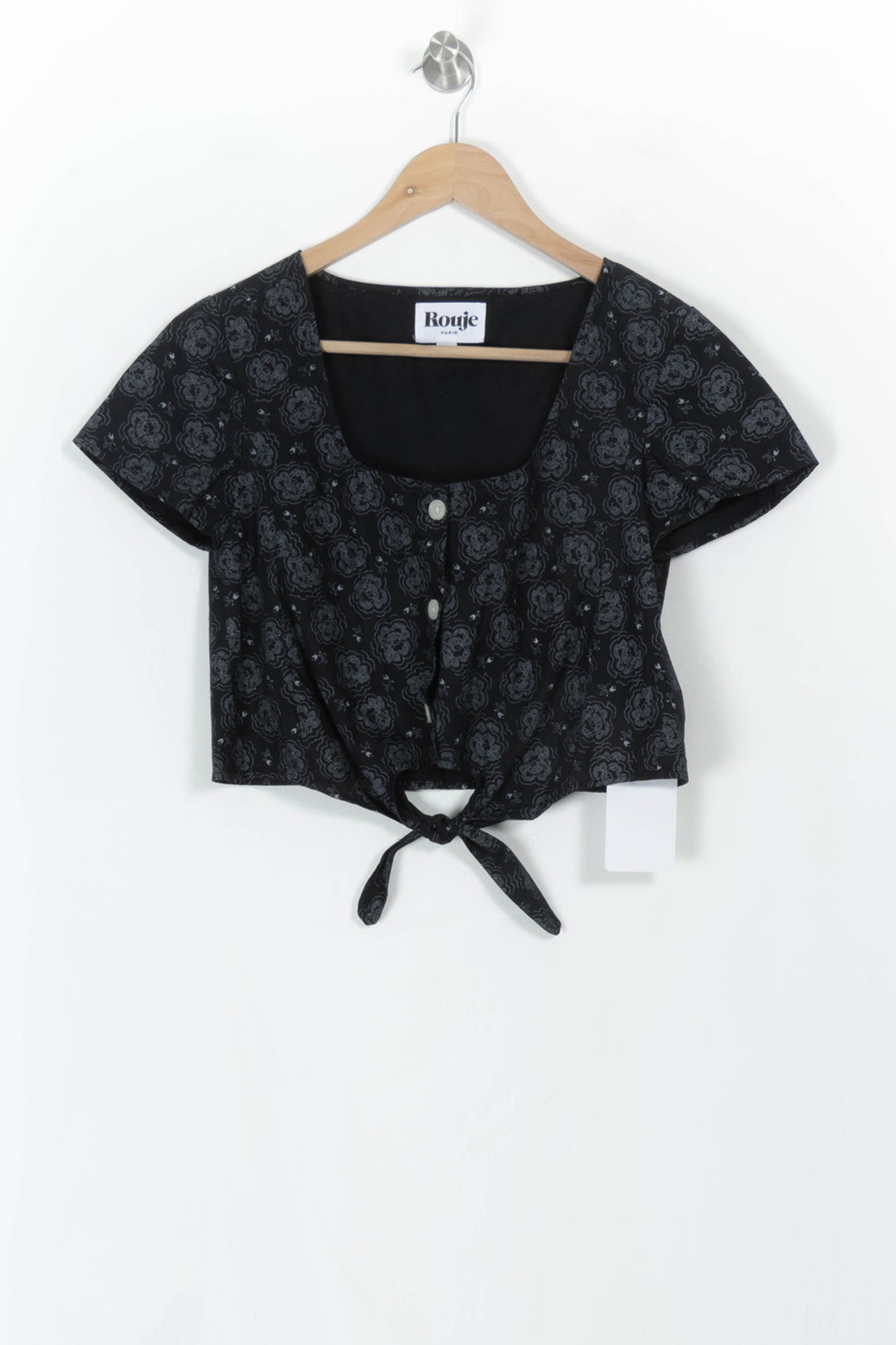 Blouse Noire - Taille S/36 de la marque Rouje | PARAD63322 - Vendu par Paradigme - Image 2