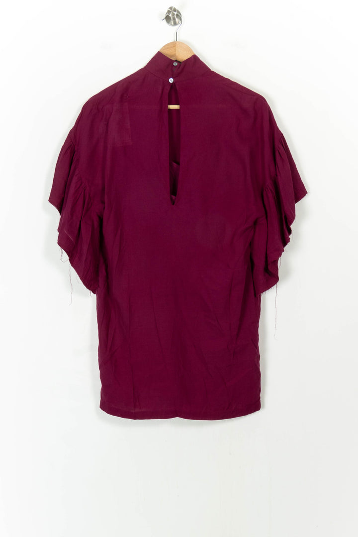 Robe Courte Violette - Taille S/36 de la marque IRO | PARAD63327 - Vendu par Paradigme - Image 4