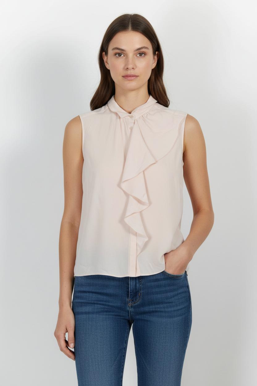 Blouse Rose - Taille L/40 de la marque Tara Jarmon | PARAD63332 - Vendu par Paradigme - Image 1