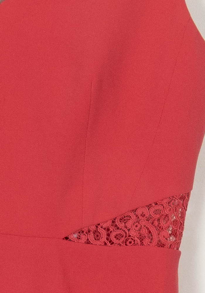 Robe Évasée Rose - Taille M/38 de la marque Claudie Pierlot | PARAD63334 - Vendu par Paradigme - Image 3