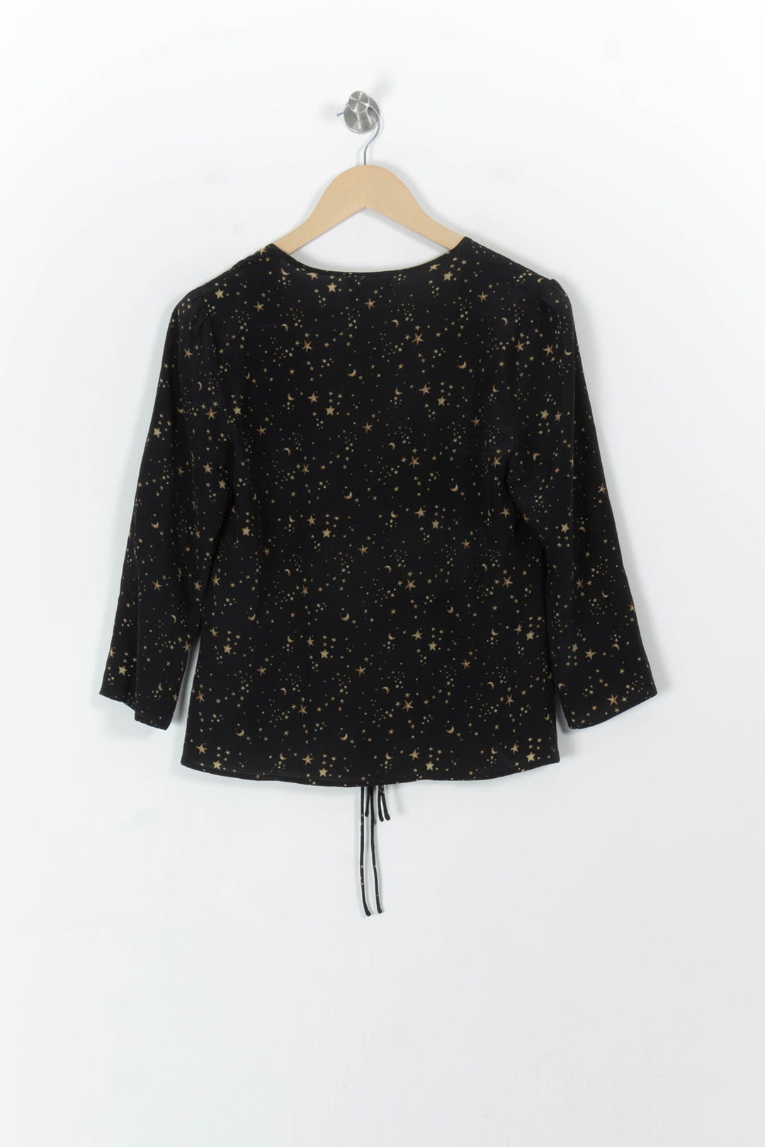 Blouse Noire et Dorée - Taille S/36 de la marque Sézane | PARAD63346 - Vendu par Paradigme - Image 4