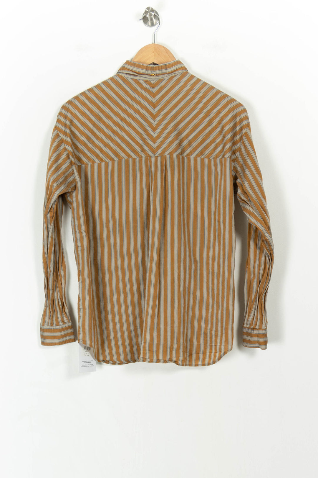 Chemise à Rayures Orange et Blanche - Taille S/36 de la marque Sessùn | PARAD63347 - Vendu par Paradigme - Image 4