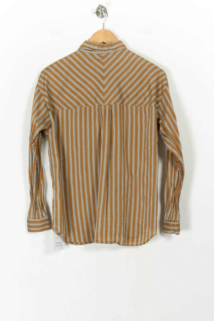 Chemise à Rayures Orange et Blanche - Taille S/36 de la marque Sessùn | PARAD63347 - Vendu par Paradigme - Image 4