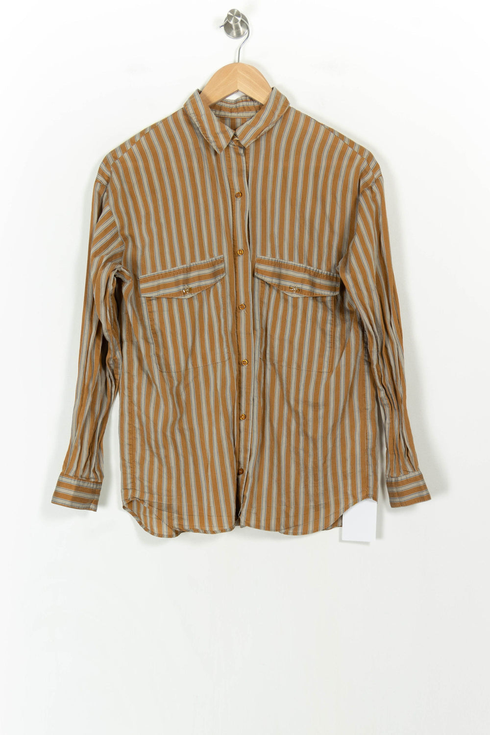 Chemise à Rayures Orange et Blanche - Taille S/36 de la marque Sessùn | PARAD63347 - Vendu par Paradigme - Image 2