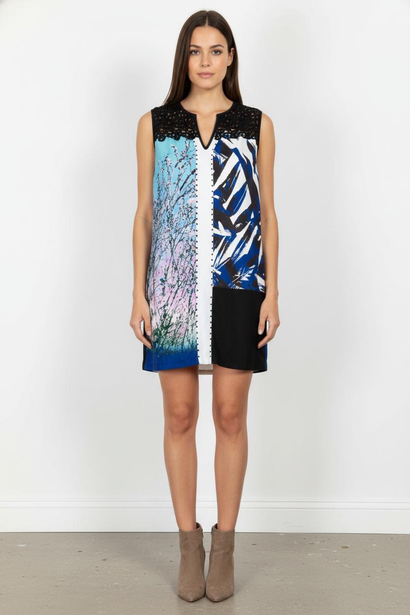 Robe Sans Manches Multicolore - Taille L/40 de la marque Derhy | PARAD63350 - Vendu par Paradigme - Image 1