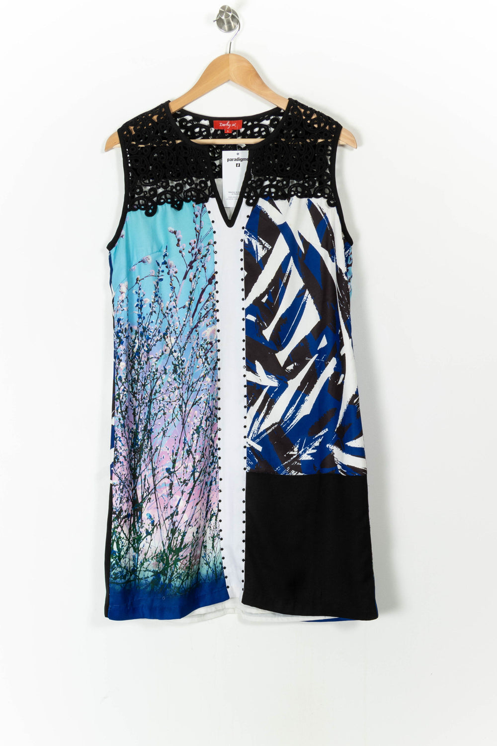 Robe Sans Manches Multicolore - Taille L/40 de la marque Derhy | PARAD63350 - Vendu par Paradigme - Image 2