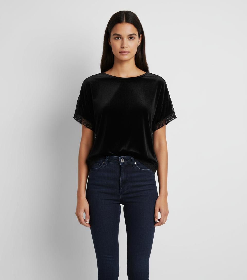 Blouse Noire - Taille M/38