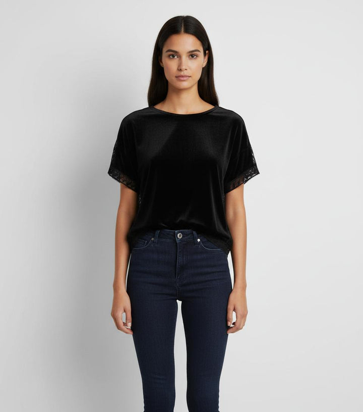 Blouse Noire - Taille M/38