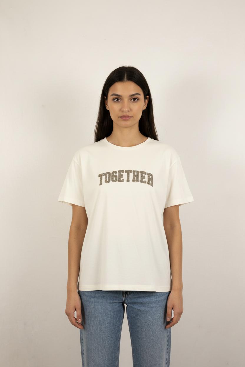 Tee-shirt Blanc - Taille M/38