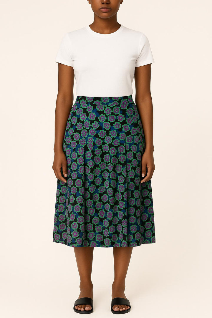 Jupe Plissée Multicolore - Taille L/40 de la marque Agnès b. | PARAD6340 - Vendu par Paradigme - Image 1