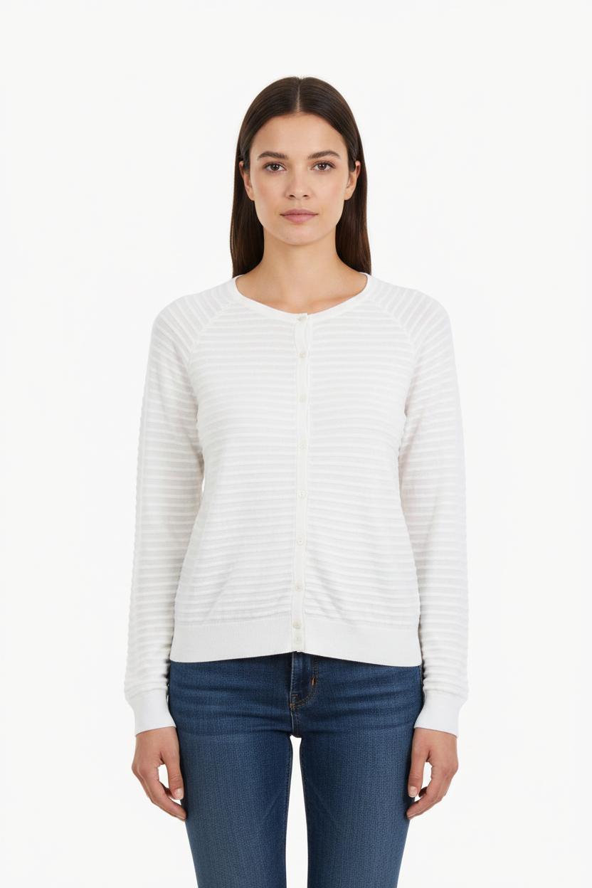 Cardigan Blanc - Taille L/40