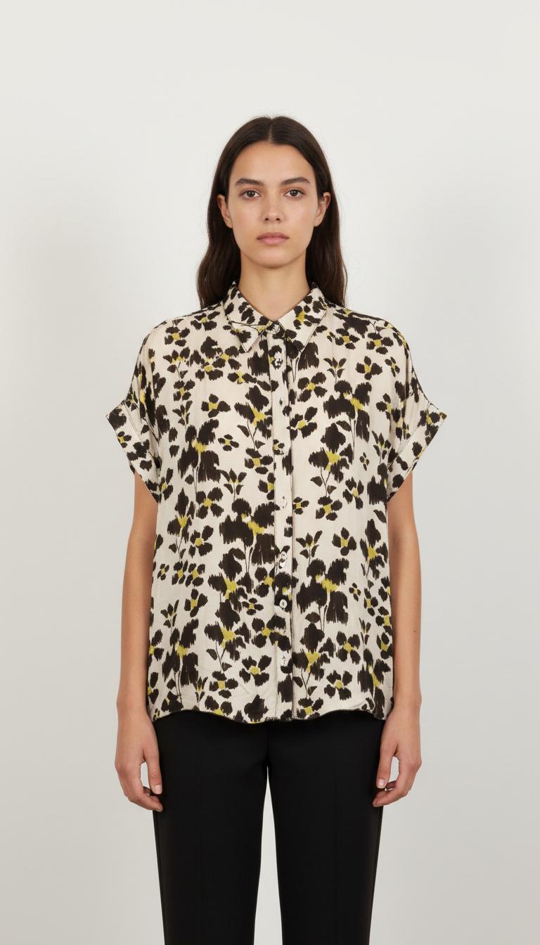 Chemise Beige et Marron - Taille L/40