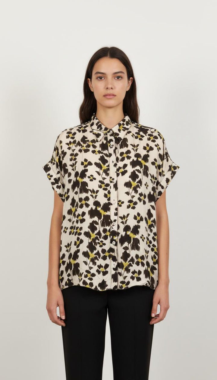 Chemise Beige et Marron - Taille L/40