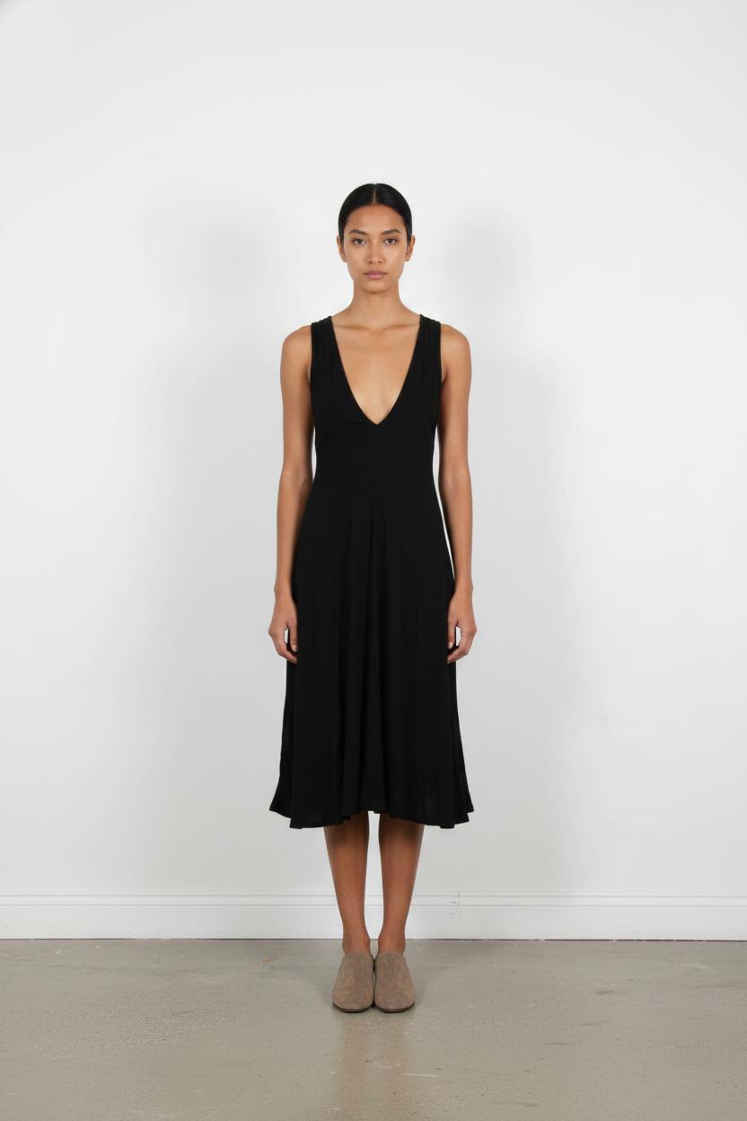 Robe Évasée Noire - Taille M/38