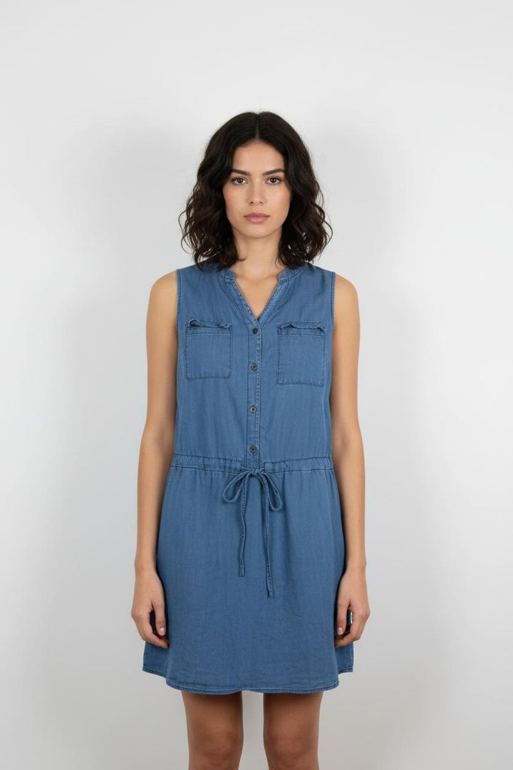 Robe Chemise Bleue - Taille S/36