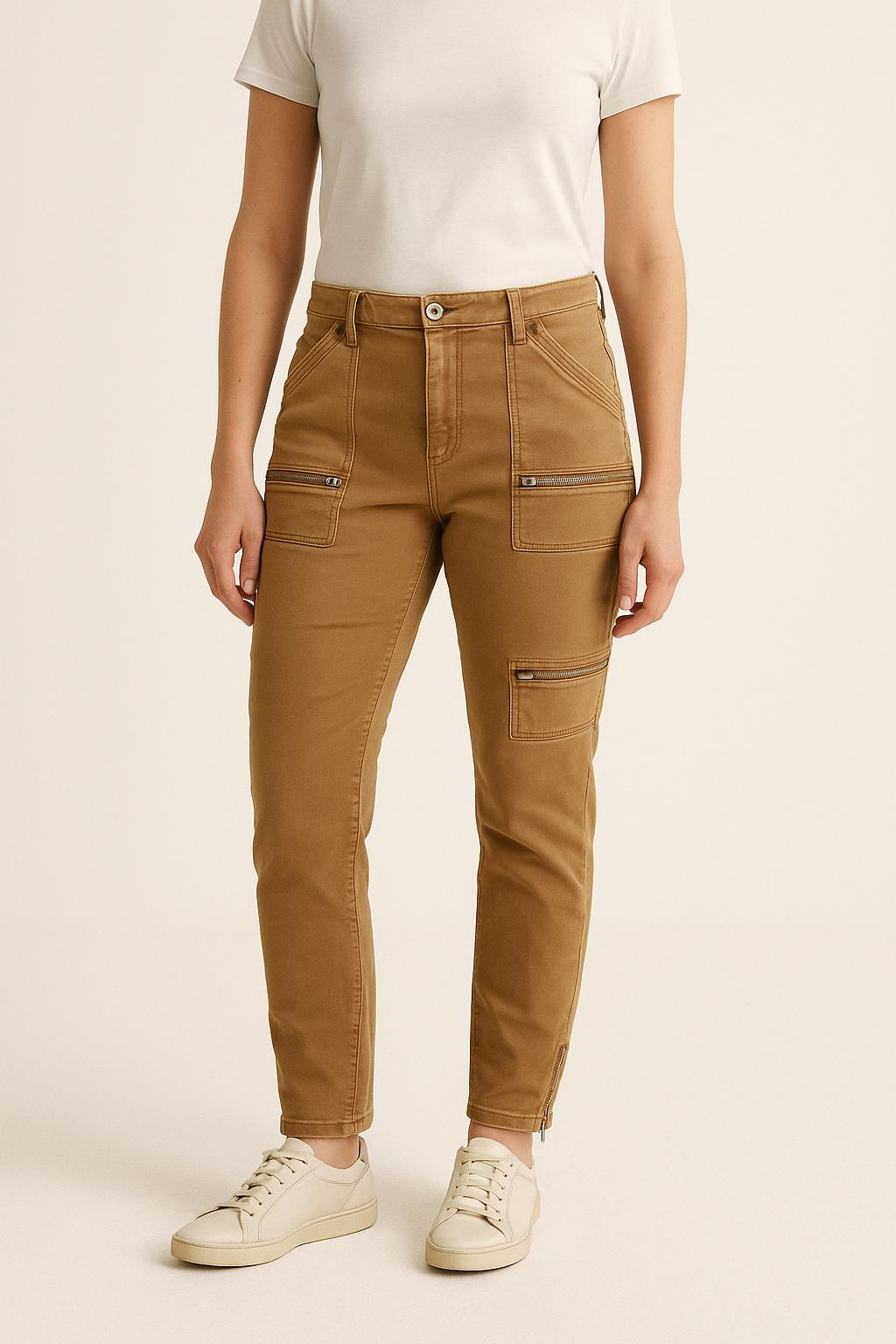 Pantalon Cargo Beige - Taille XL/42 de la marque IKKS | PARAD63445 - Vendu par Paradigme - Image 1