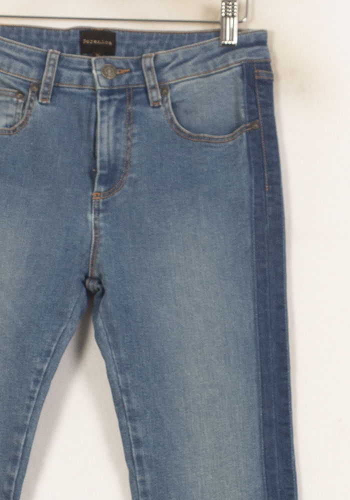 Jean Évasé Bleu et Bleu Foncé - Taille S/36 de la marque Bérénice | PARAD63469 - Vendu par Paradigme - Image 3