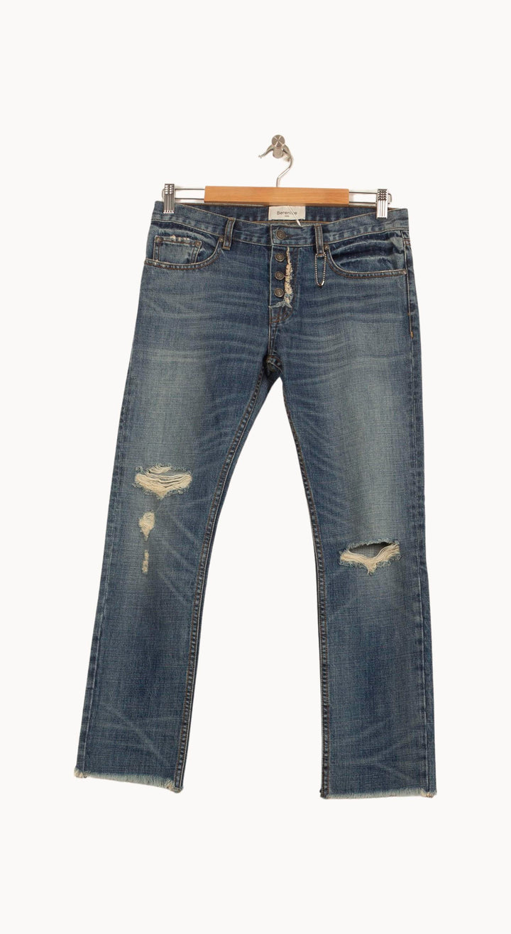 Jean Délavé Bleu - Taille S/36 de la marque Bérénice | PARAD63470 - Vendu par Paradigme - Image 2