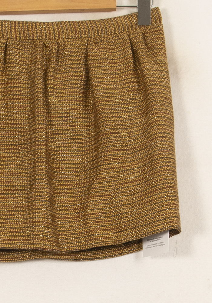 Jupe Courte Or - Taille S/36 de la marque ba&sh | PARAD63476 - Vendu par Paradigme - Image 3