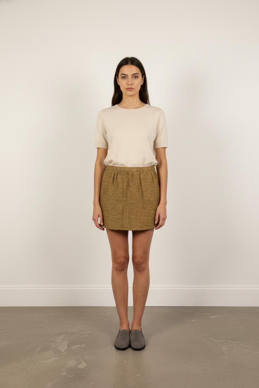 Jupe Courte Or - Taille S/36