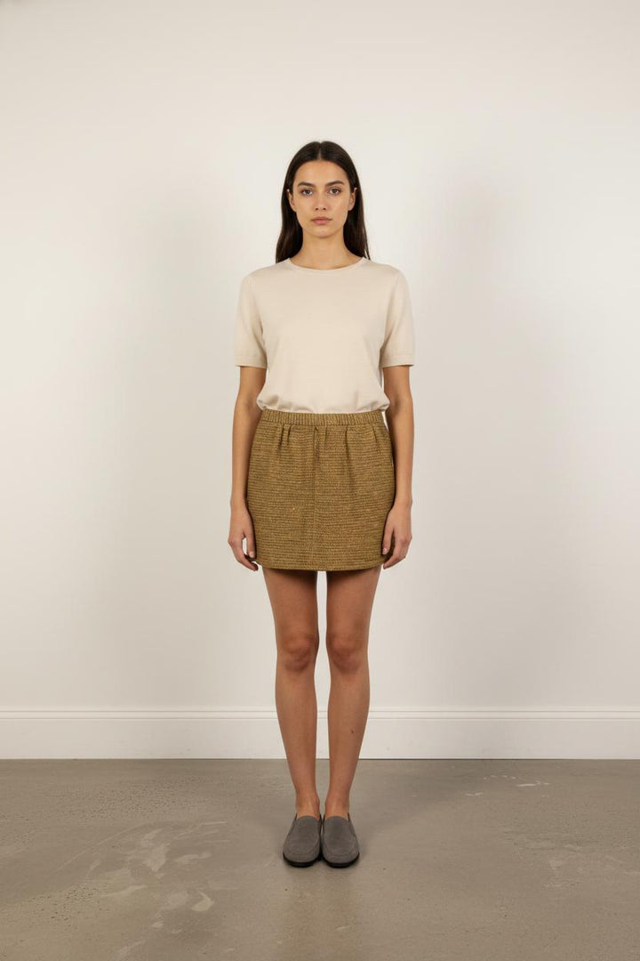 Jupe Courte Or - Taille S/36