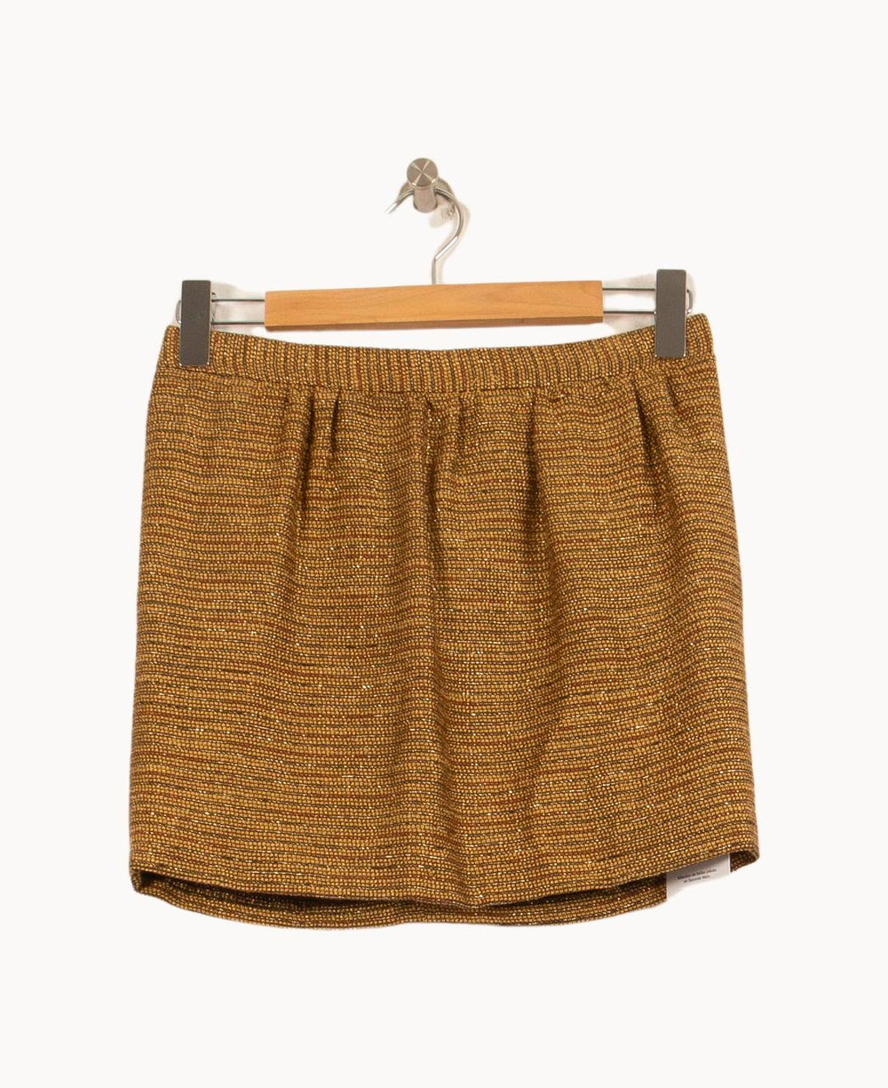 Jupe Courte Or - Taille S/36 de la marque ba&sh | PARAD63476 - Vendu par Paradigme - Image 2