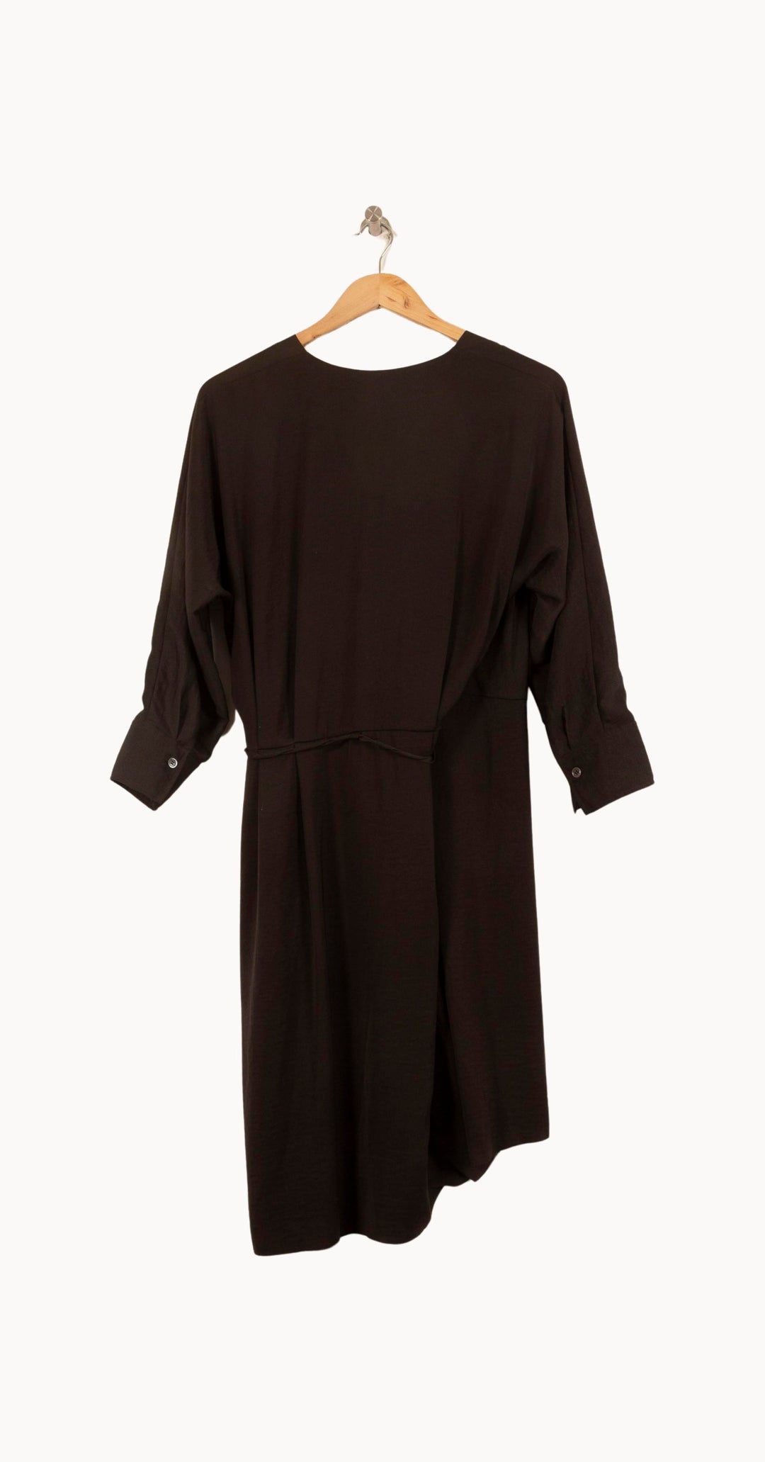 Robe Portefeuille Noire - Taille S/36 de la marque Filippa K | PARAD63478 - Vendu par Paradigme - Image 4