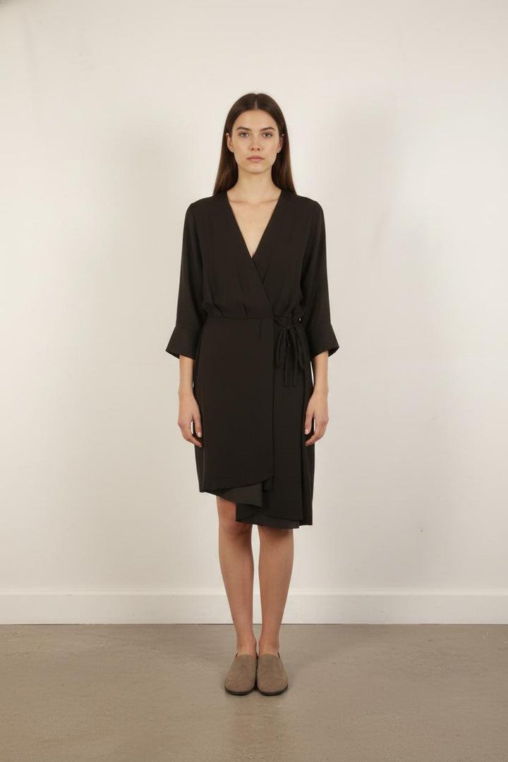 Robe Portefeuille Noire - Taille S/36