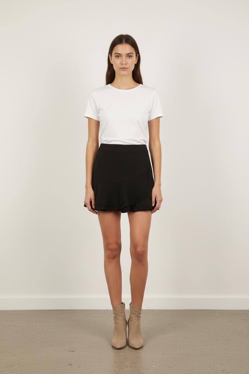 Jupe Volantée Noire - Taille L/40