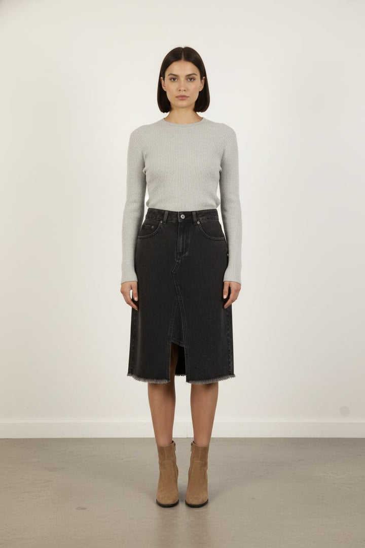 Jupe Midi Noire - Taille S/36