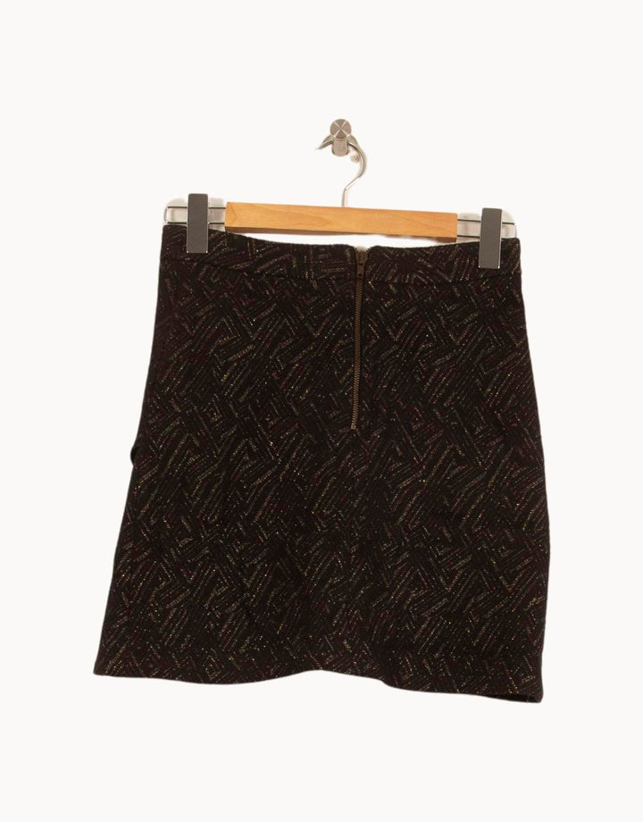 Jupe Portefeuille Noire - Taille S/36 de la marque Bérénice | PARAD63496 - Vendu par Paradigme - Image 4