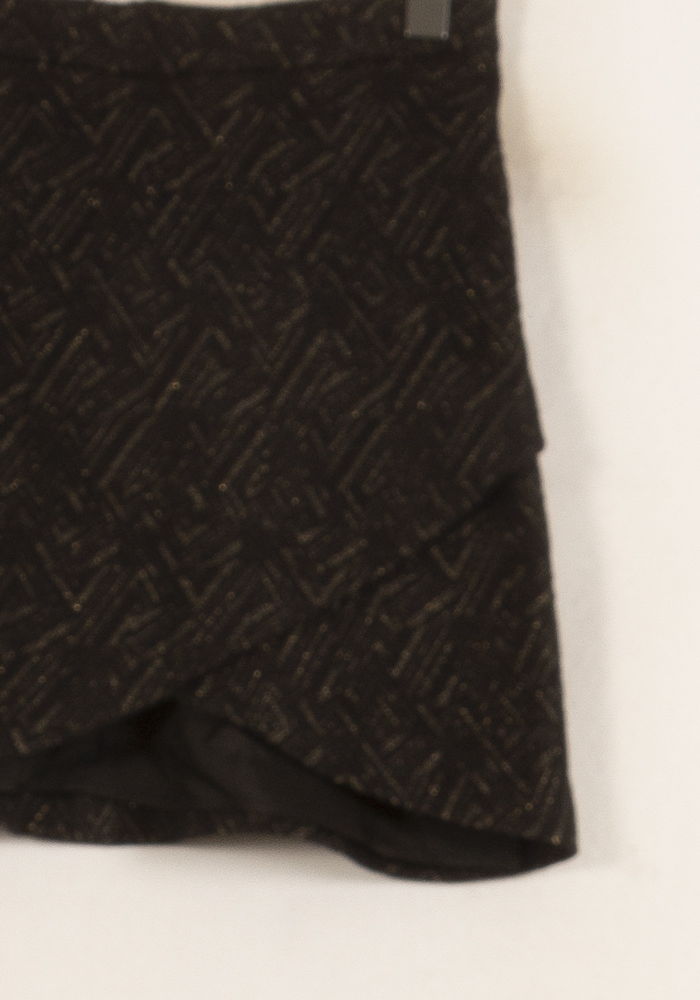 Jupe Portefeuille Noire - Taille S/36 de la marque Bérénice | PARAD63496 - Vendu par Paradigme - Image 3