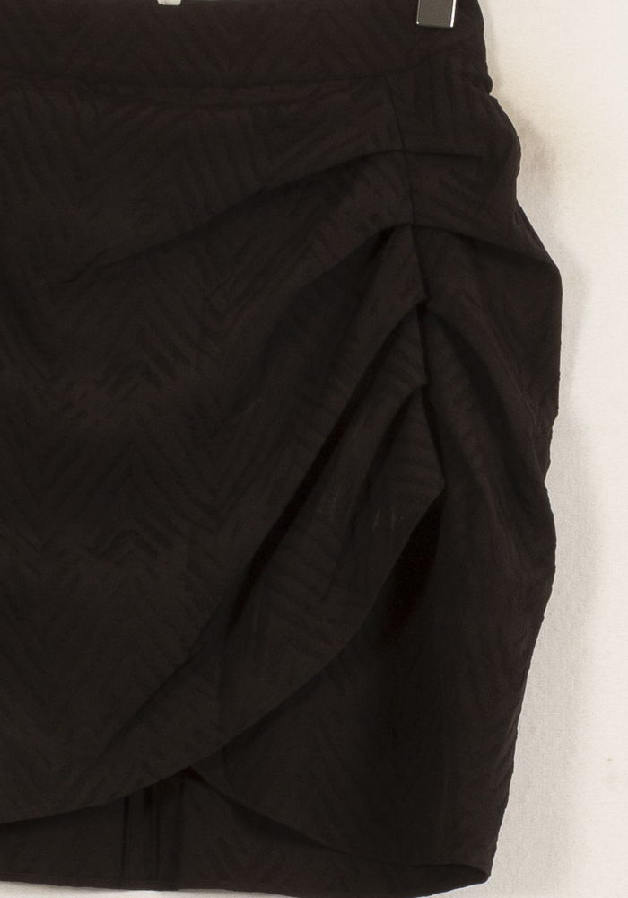 Jupe Drapée Noire - Taille S/36 de la marque Bérénice | PARAD63497 - Vendu par Paradigme - Image 3