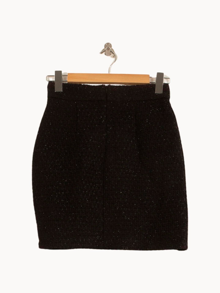 Jupe Drapée Noire - Taille S/36 de la marque Bérénice | PARAD63498 - Vendu par Paradigme - Image 4
