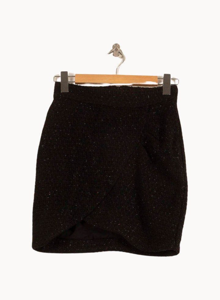 Jupe Drapée Noire - Taille S/36 de la marque Bérénice | PARAD63498 - Vendu par Paradigme - Image 2