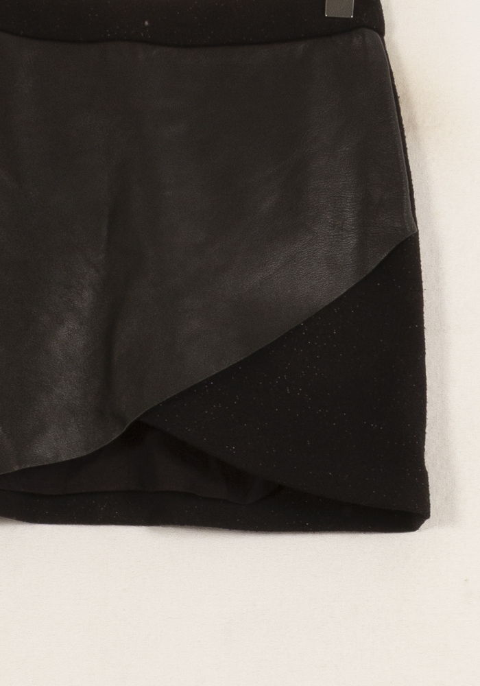 Jupe Portefeuille Noire - Taille S/36 de la marque Bérénice | PARAD63500 - Vendu par Paradigme - Image 3
