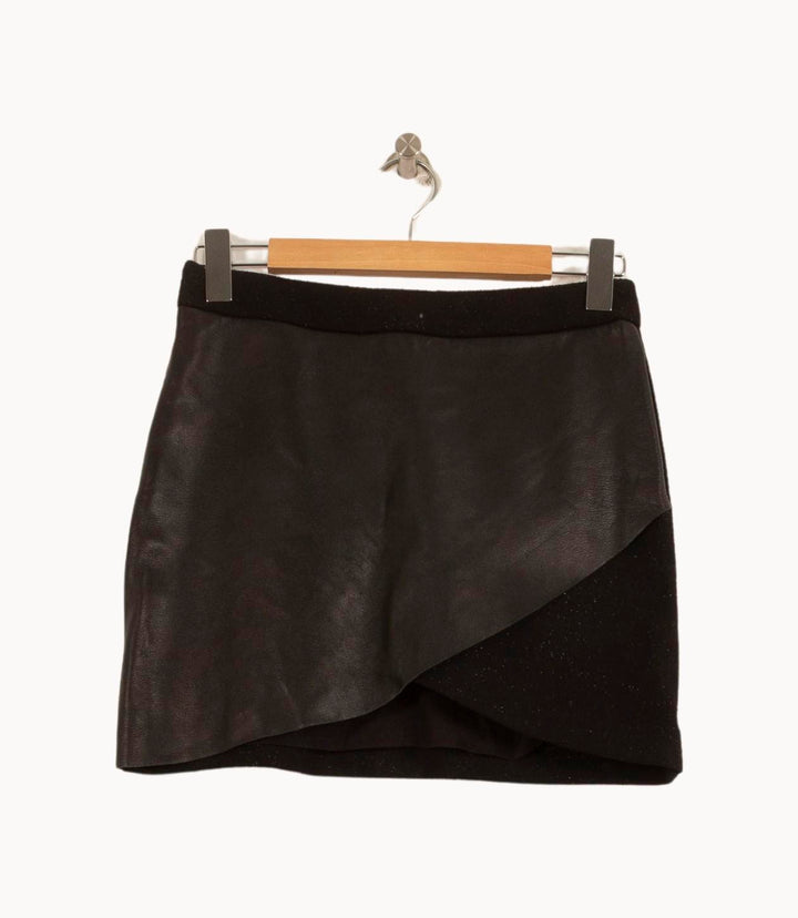Jupe Portefeuille Noire - Taille S/36 de la marque Bérénice | PARAD63500 - Vendu par Paradigme - Image 2