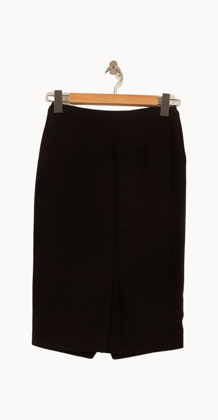 Jupe Portefeuille Noire - Taille S/36 de la marque Bérénice | PARAD63501 - Vendu par Paradigme - Image 4
