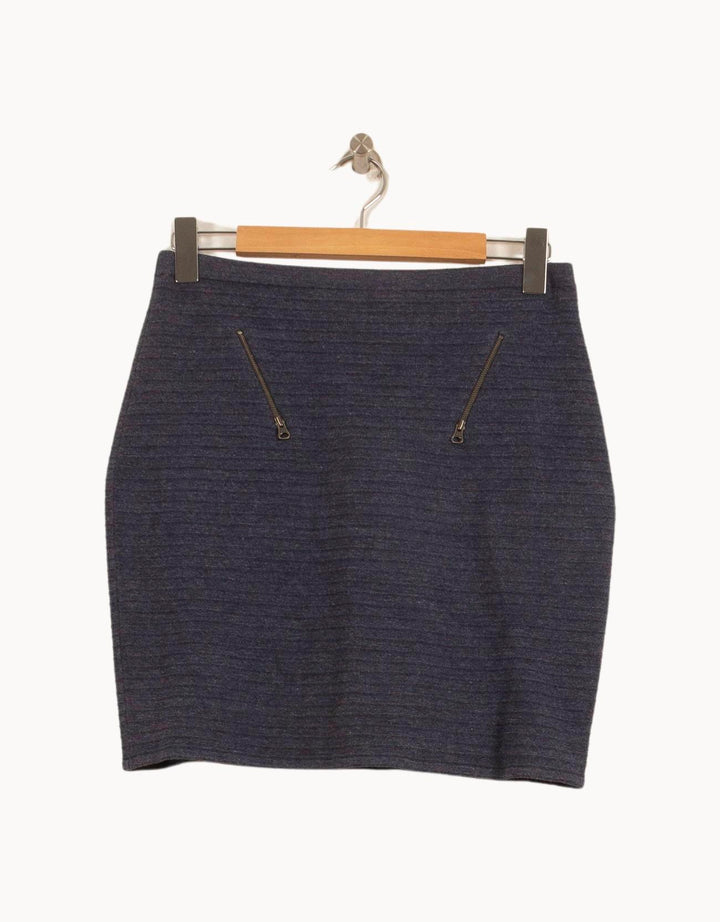 Jupe Courte Bleue - Taille S/36 de la marque Bérénice | PARAD63503 - Vendu par Paradigme - Image 2