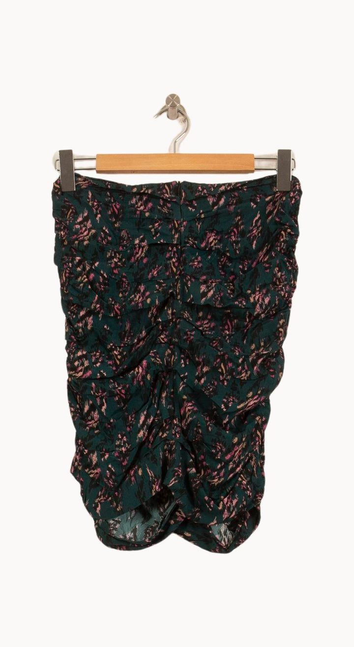 Jupe Courte Verte et Rose - Taille S/36 de la marque Bérénice | PARAD63504 - Vendu par Paradigme - Image 4