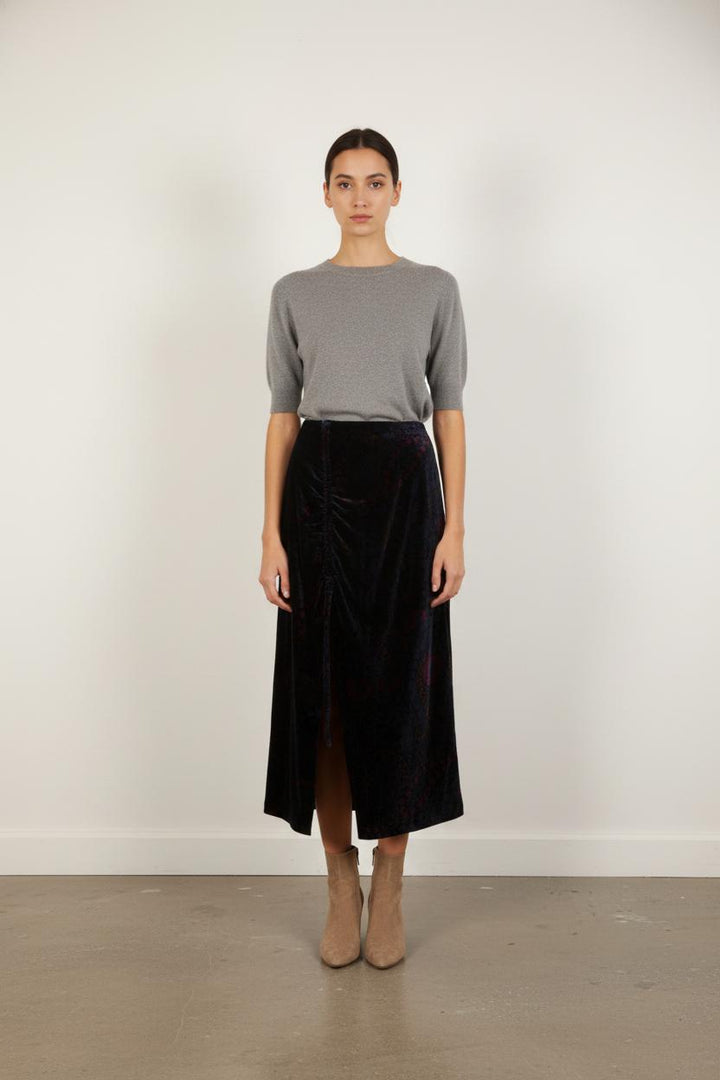Jupe Longue Noire et Rouge - Taille S/36