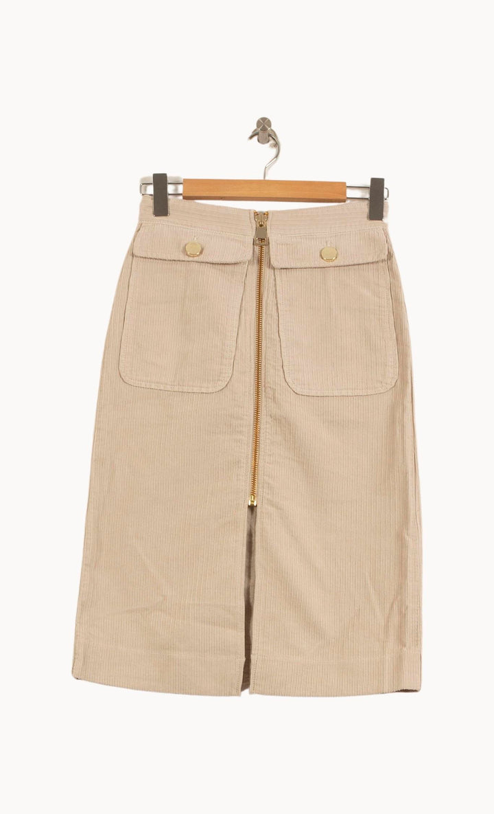 Jupe Midi Beige - Taille S/36 de la marque Bérénice | PARAD63512 - Vendu par Paradigme - Image 2