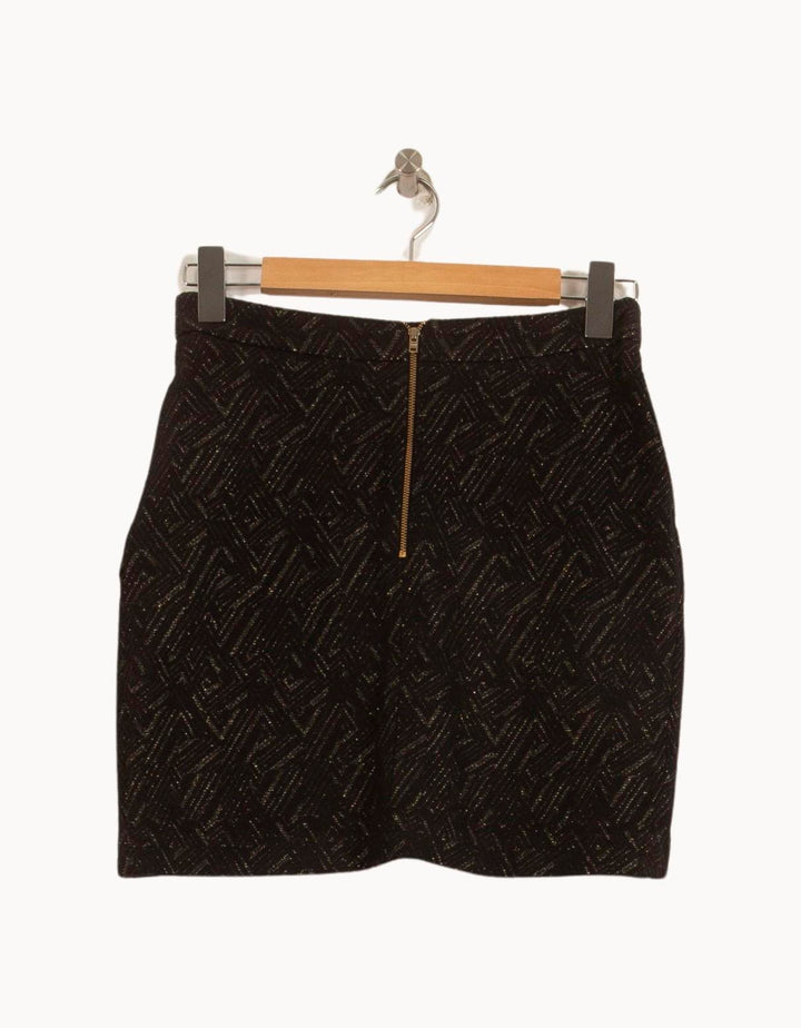 Jupe Portefeuille Noire - Taille S/36 de la marque Bérénice | PARAD63513 - Vendu par Paradigme - Image 4