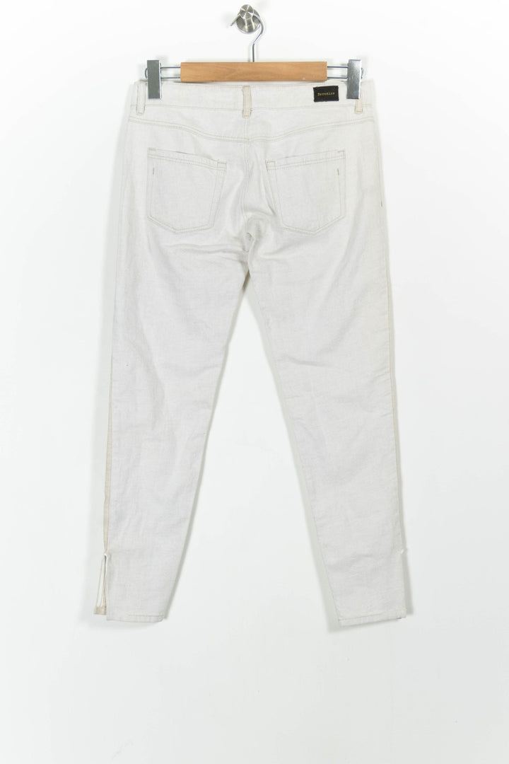 Jean Beige et Blanc - Taille S/36 de la marque Bérénice | PARAD63522 - Vendu par Paradigme - Image 4