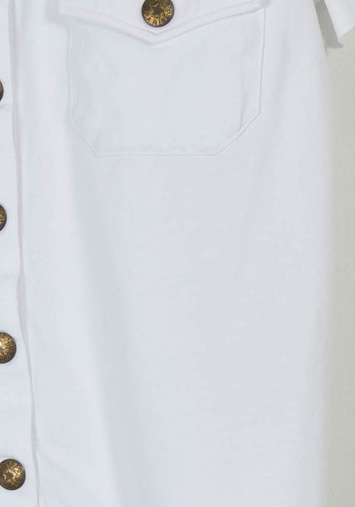 Chemisette Blanche - Taille M/38 de la marque Agnès b. | PARAD63552 - Vendu par Paradigme - Image 3