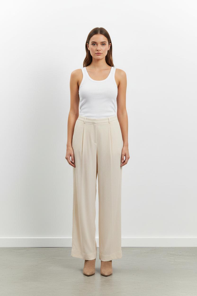 Pantalon Large Beige - Taille L/40 de la marque Bérénice | PARAD63570 - Vendu par Paradigme - Image 1